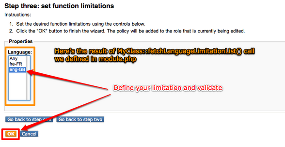 Adding the new policy to the Editor role - step 4
